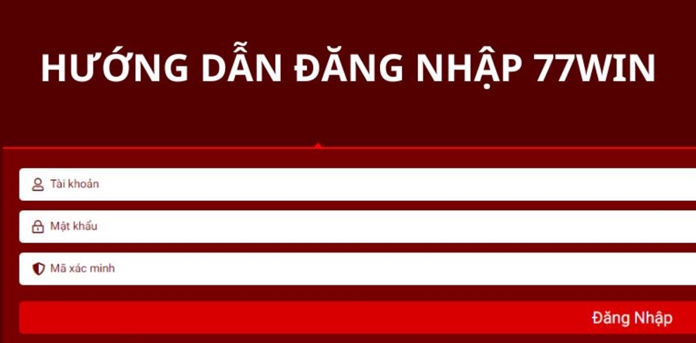 Đăng nhập 77win cần lưu ý những gì?